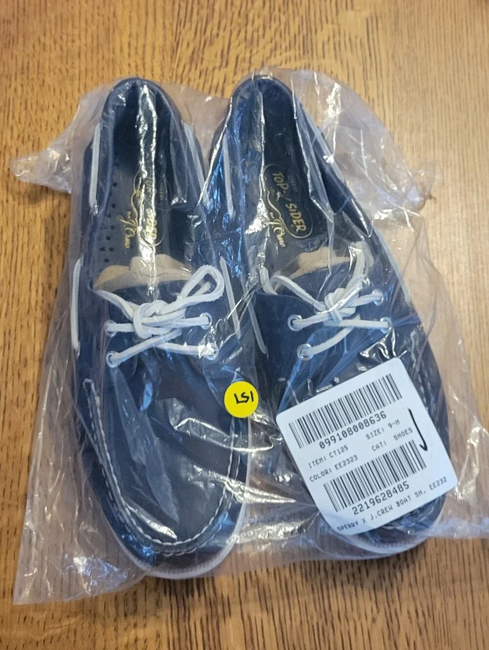Sperry x J. Crew Authentic Original Leather Boat Shoes - navy, white
